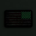 M-Tac Naszywka Flaga USA Retro Rewers Black/GID