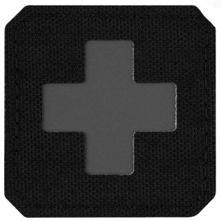 M-Tac Naszywka medyczna Medic Cross Laser Cut Black/Grey