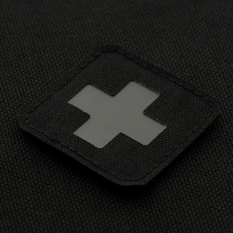 M-Tac Naszywka medyczna Medic Cross Laser Cut Black/Grey