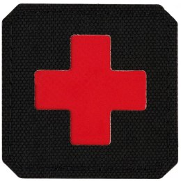 M-Tac Naszywka medyczna Medic Cross Laser Cut Black/Red