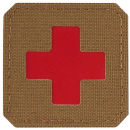M-Tac Naszywka medyczna Medic Cross Laser Cut Coyote/Red