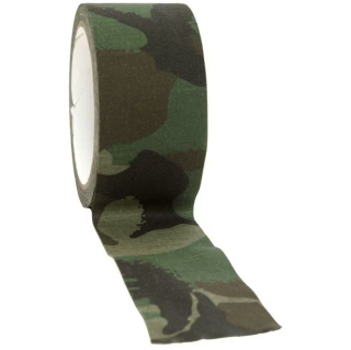 Mil-Tec Taśma maskująca Cloth Camo Tape Woodland 15934020