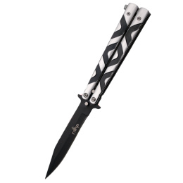 Third Nóż motylkowy Grey/Black Aluminium 12313